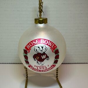 Vintage Wisconsin Badgers Ornaments (1994)